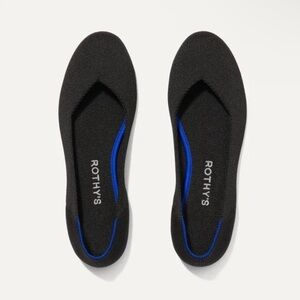Rothy's The Flat in Black Solid Ballet Shoe Size 8.5